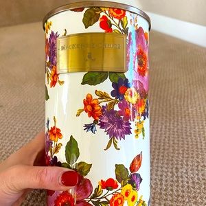 Authentic MacKenzie-Childs utensil holder (large one - 5” diameter, 8.5” height)